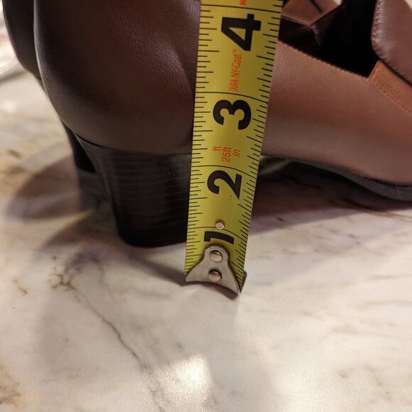 Ladies Leather Slip Whats What Size 11 - Picture 7 of 7